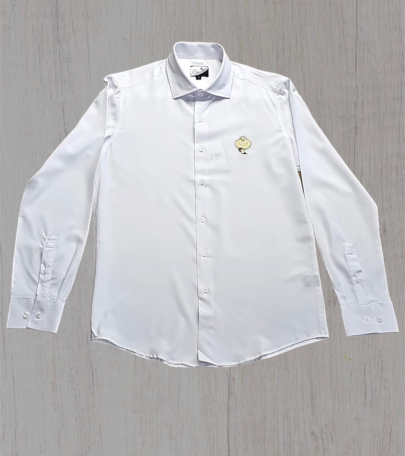 Long -sleeve Sebasttino Solid White