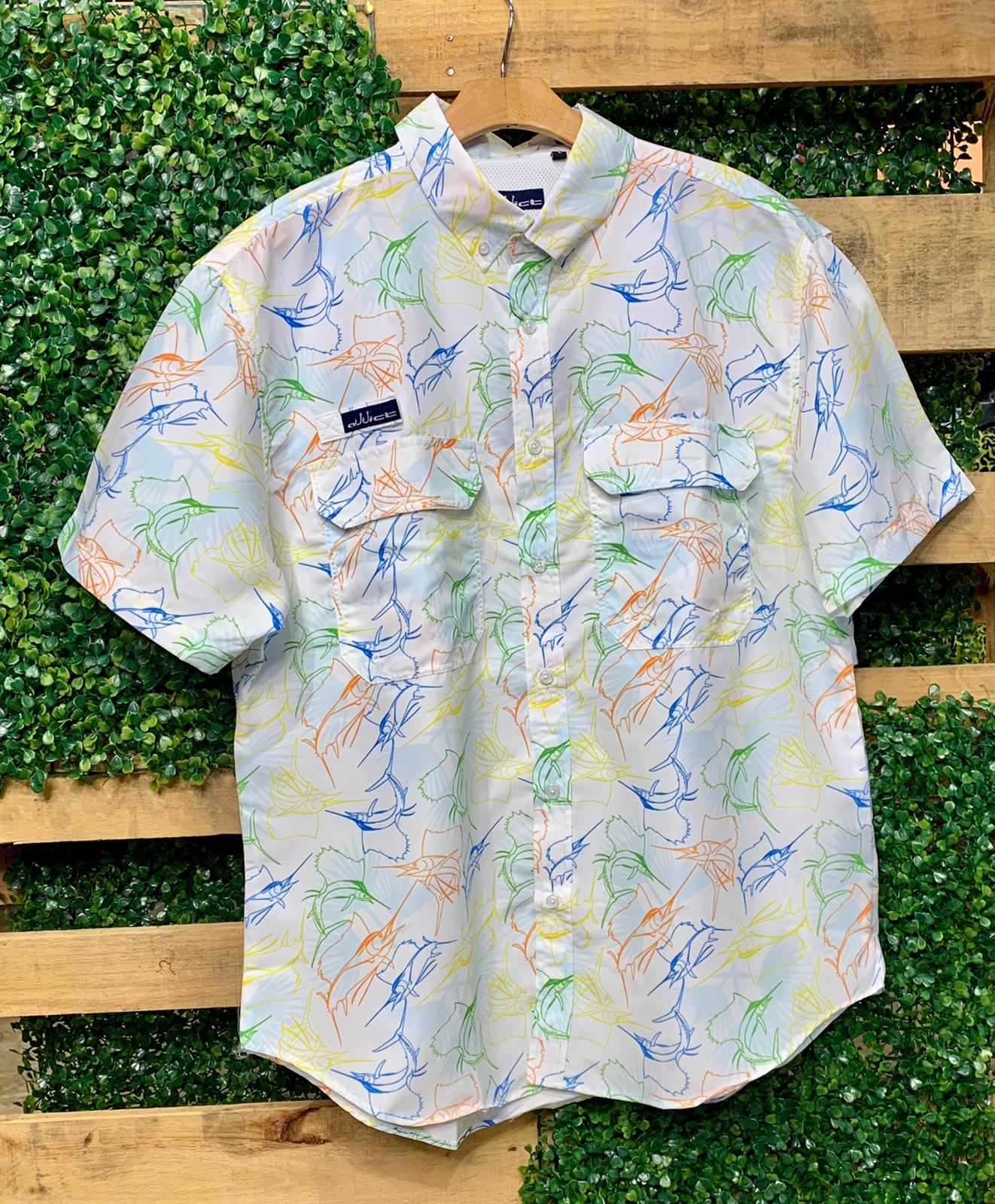 ADDICT WHITE WITH COLORFUL FISHES