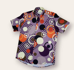 Sambarlot Lilac Bottomed Circules Shirt