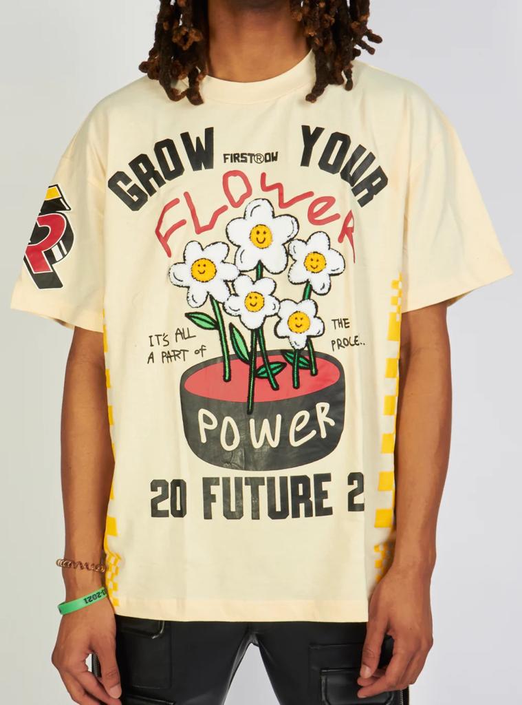 First Row Camisa bordada