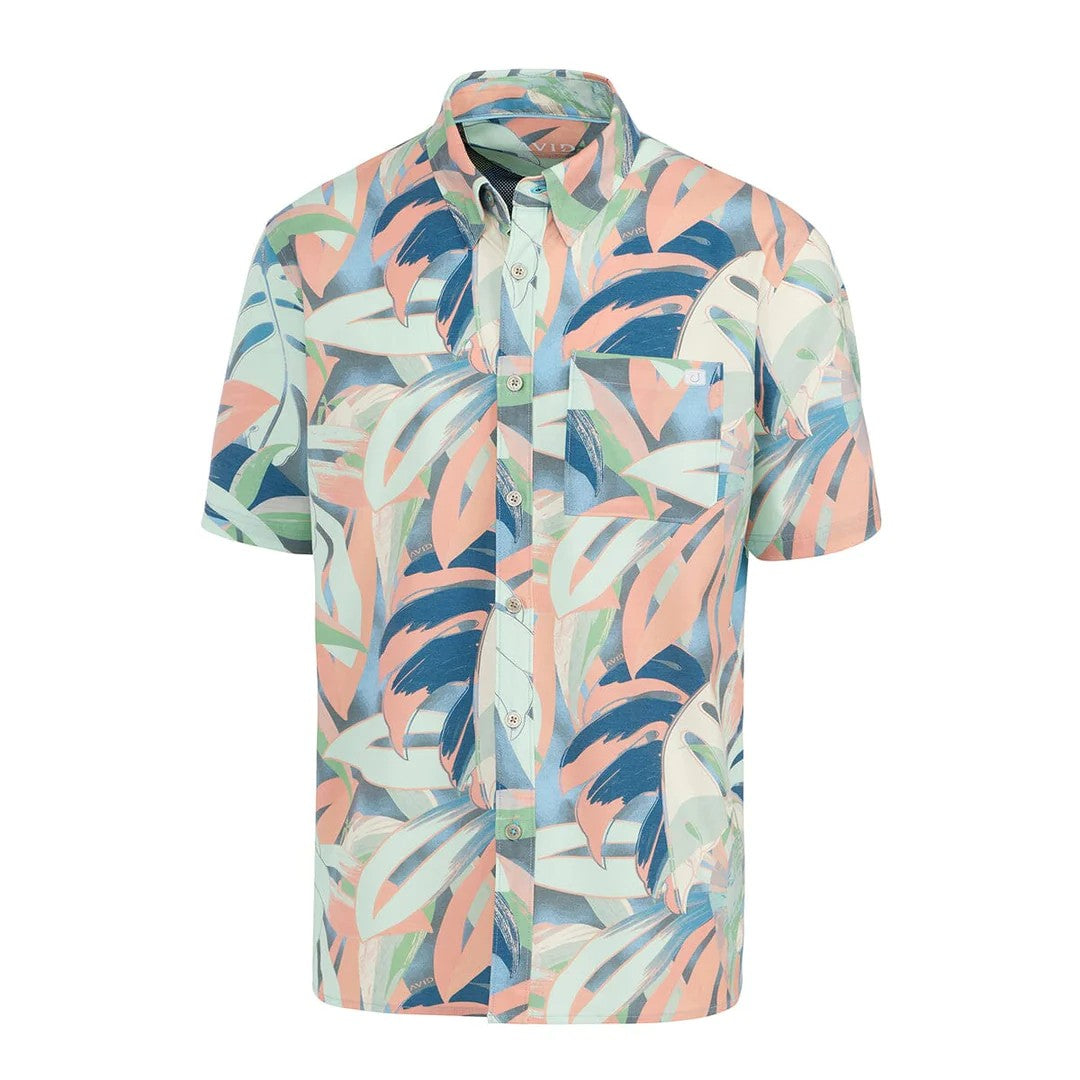 Avid  Palapa Shirt Sanibel Blue