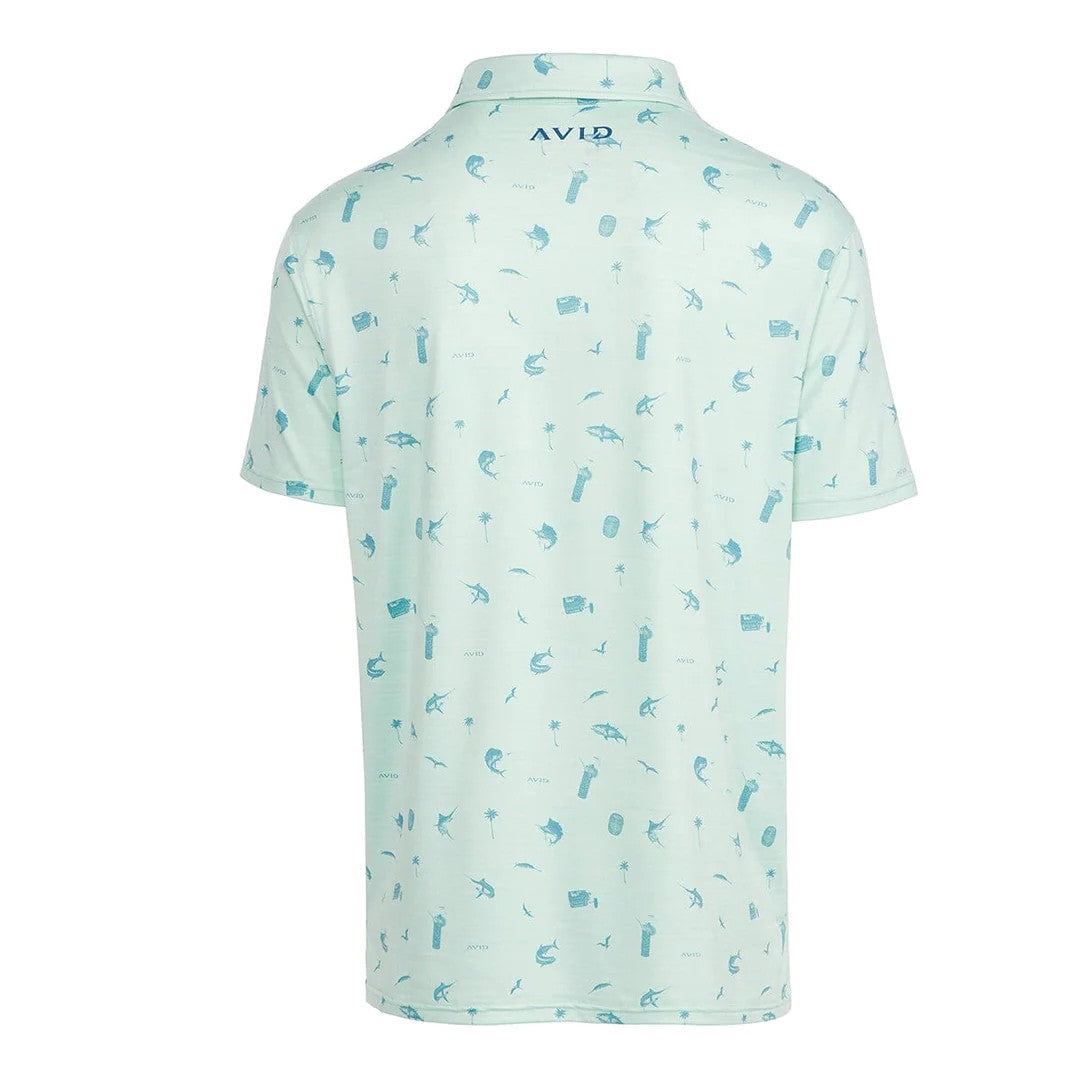 Avid West Winds Pacifico Polo Seafoam