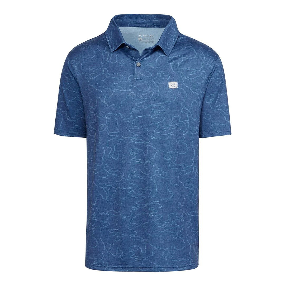 Avid Adrift Camo Pacifico Polo Adrift Abyss