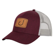 Load image into Gallery viewer, Avid Layday Trucker Hat Wine Chambray
