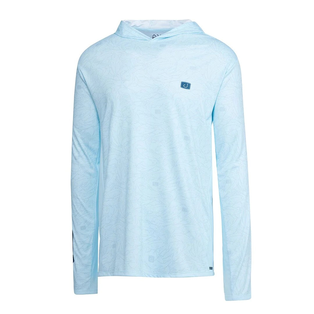 Avid Gamefish Jersey Hooded Avidry Ice Blue
