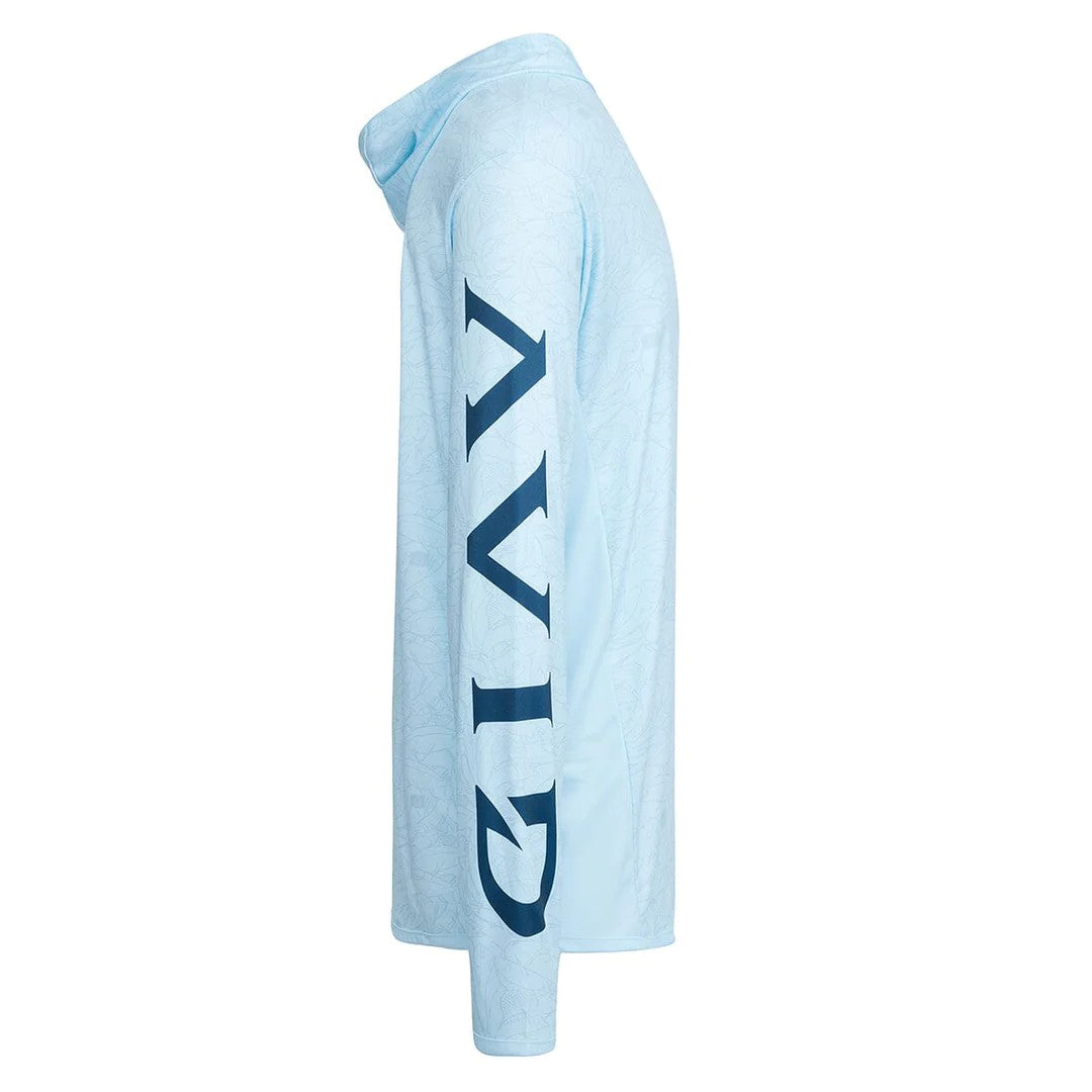 Avid Gamefish Jersey Hooded Avidry Ice Blue