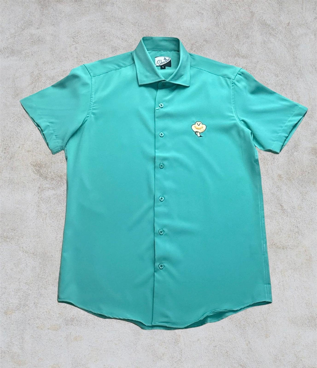 Shirt Sebasttino Solid  Green