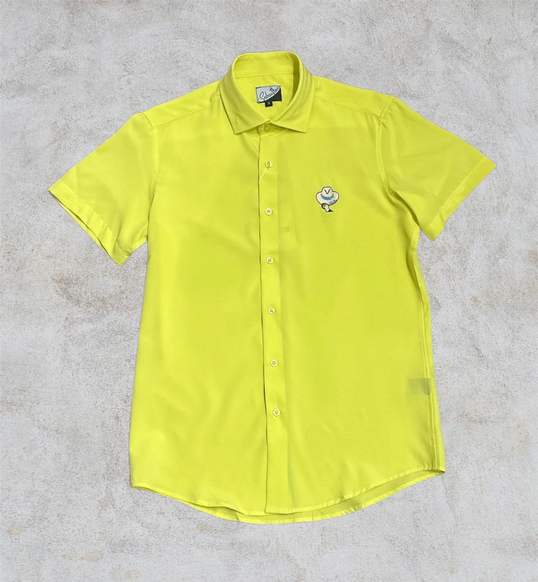 Shirt Sebasttino Solid Yellow #26