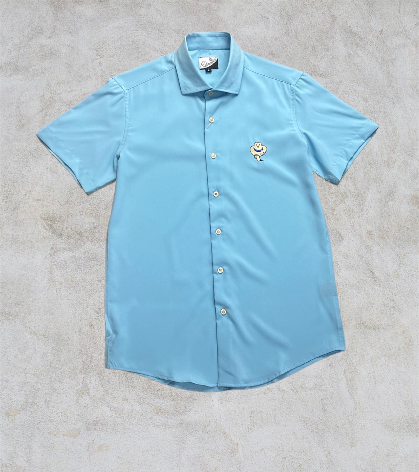 Shirt Sebasttino Solid LT Blue
