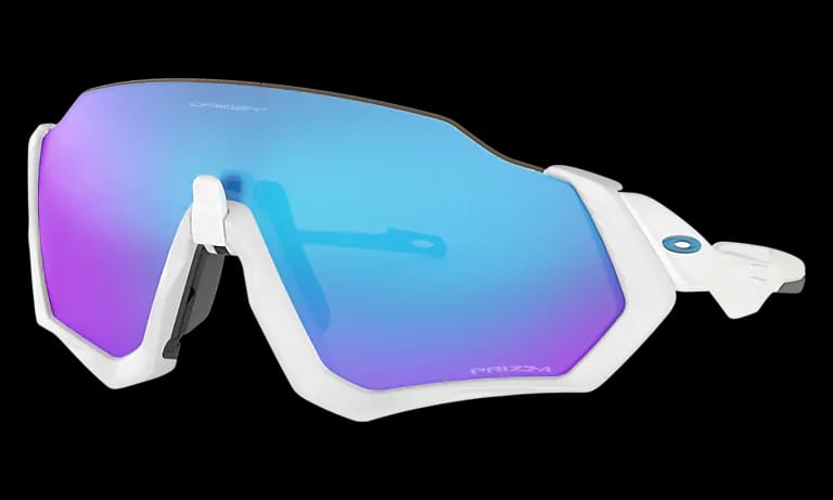 Flight Jacket Matte White \Polished White Prizm Sapphire Irridium