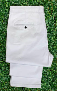 Casual pants color white