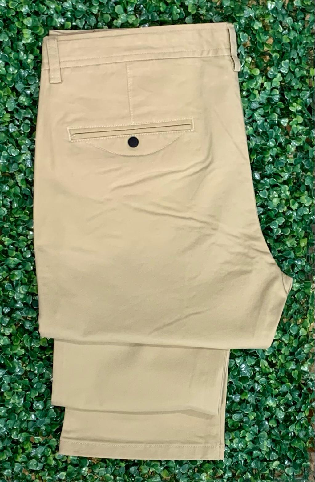 Casual pants color sand