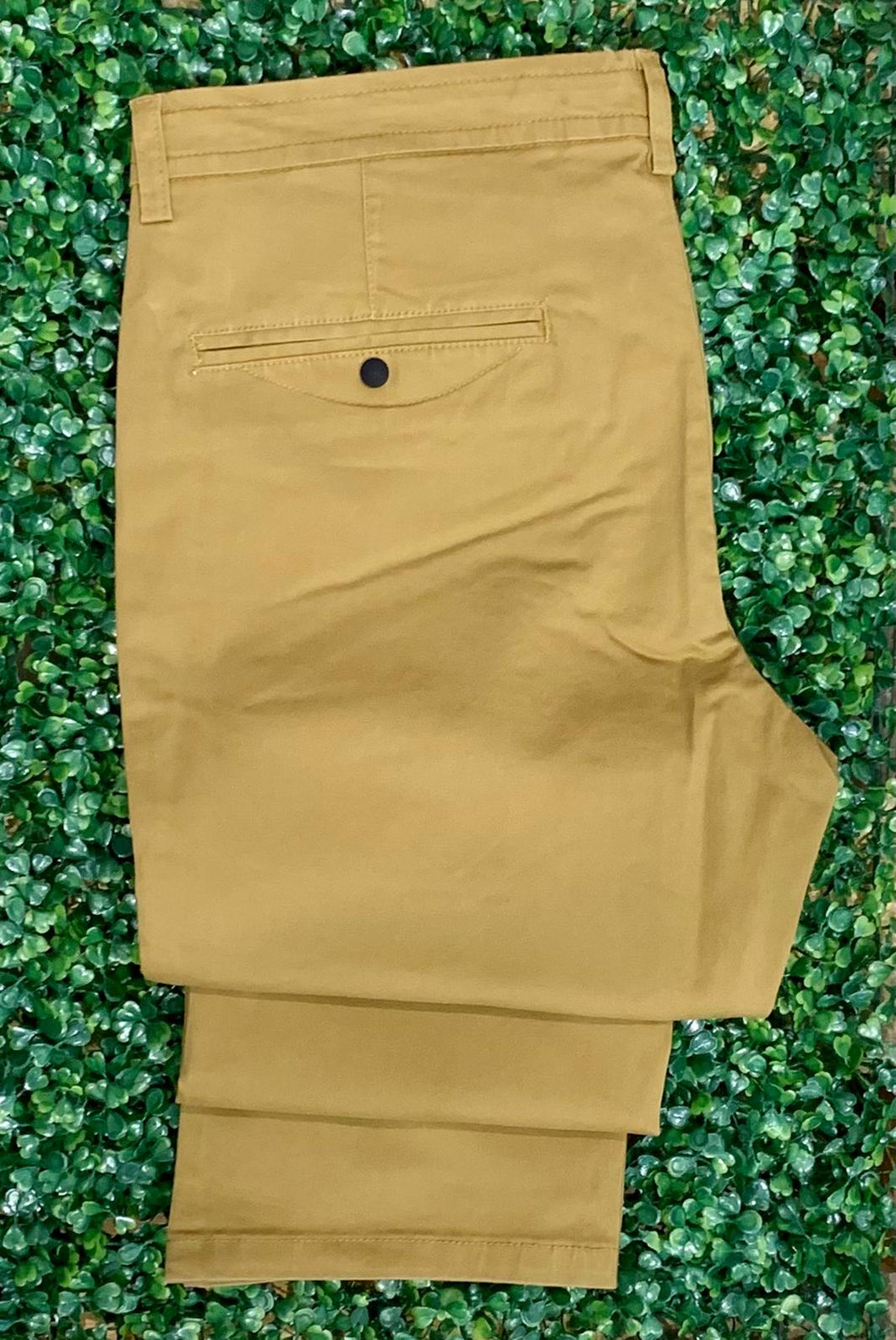 Casual pants color mustard