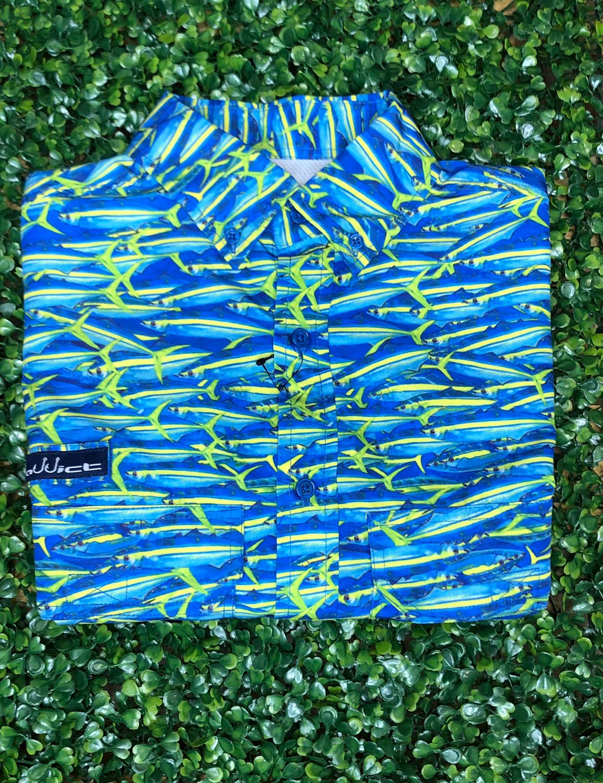 ADDICT BLUE AND YELLOW TUNA FISHES