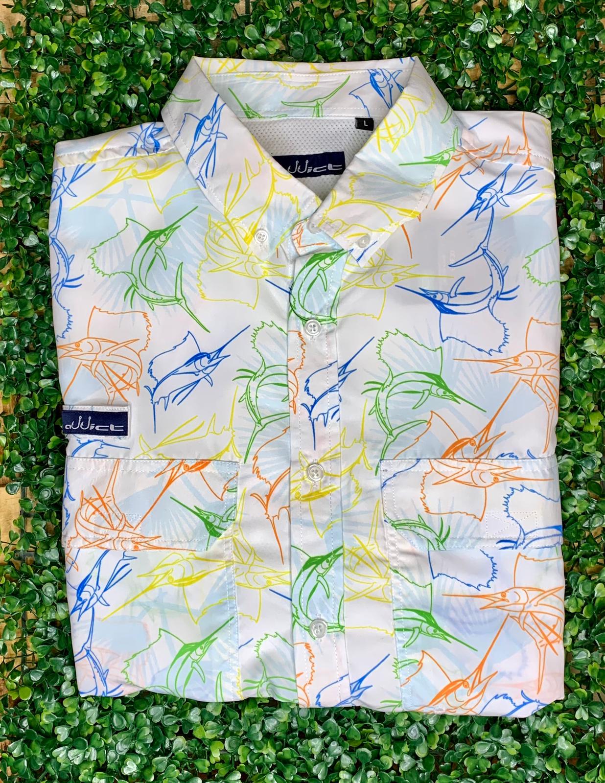 ADDICT WHITE WITH COLORFUL FISHES