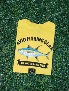 Avid Tuna Mount T-Shirt Yellow