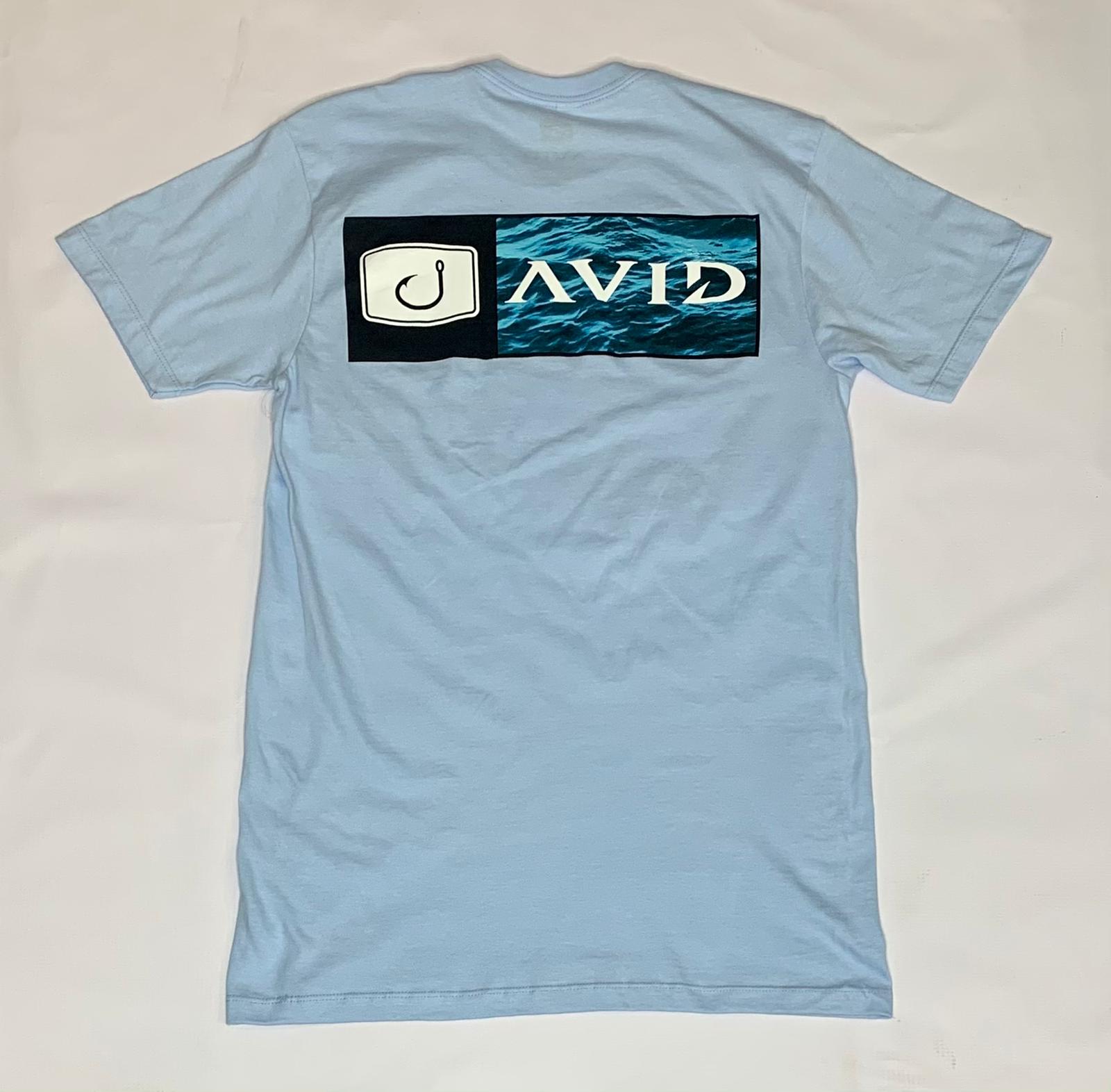 Fish Bar Water Camo Tee Light Blue