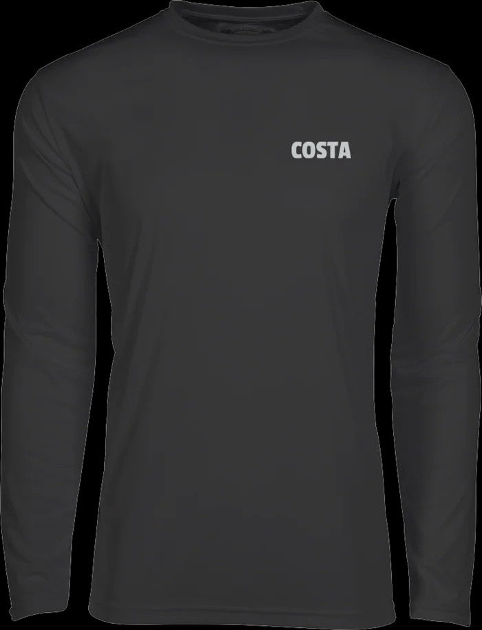 Tech Capitano LS Perf Crew Carbon