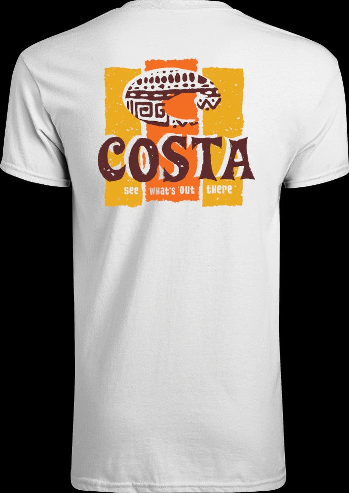 Tiki Costa SS Crew White