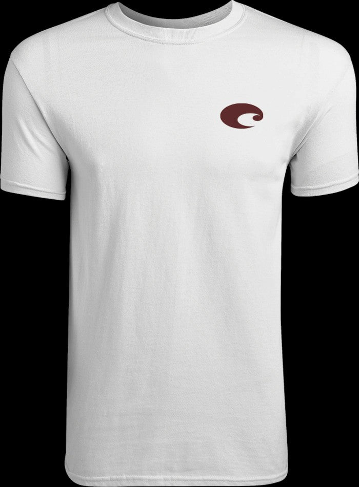 Tiki Costa SS Crew White