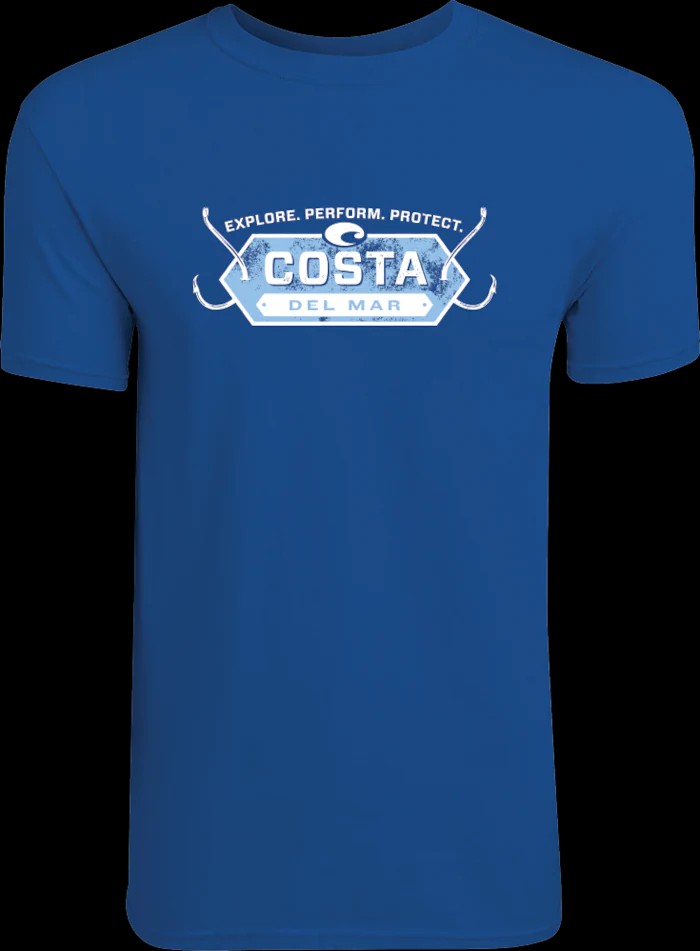 Hooked SS Crew Royal Blue