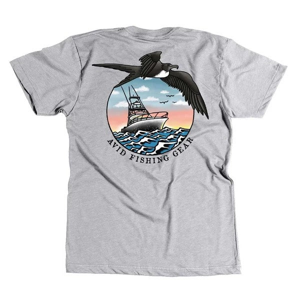 In The Bite Recycled Tee  Heather Grey