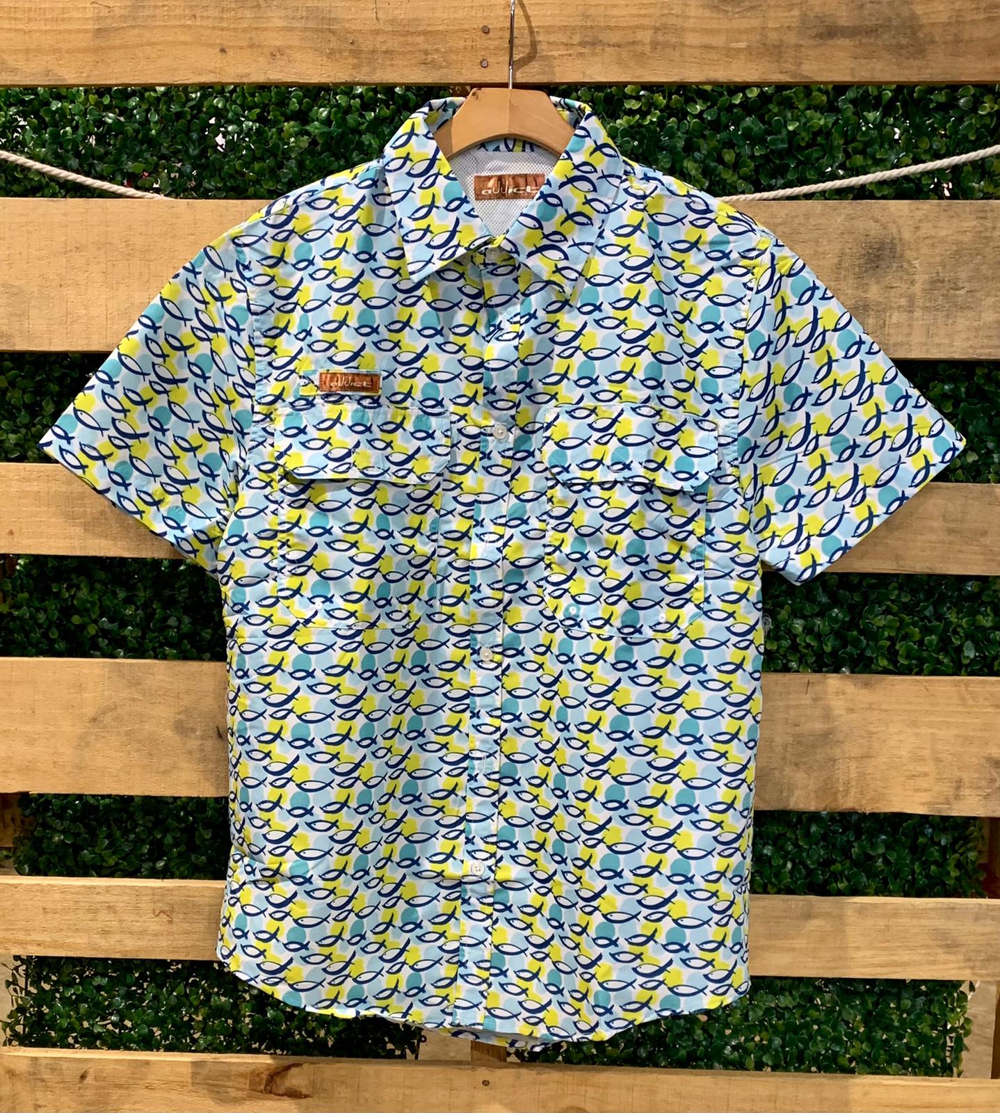 Shirt DD-17 White \Yellow