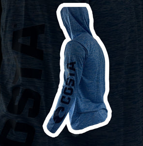 Technical Hood Royal Blue Heather