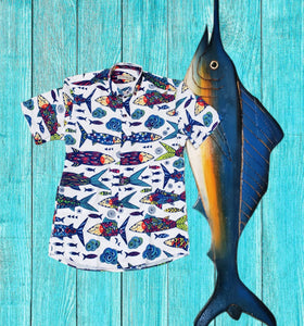 Sambarlot Mosaic Fish Shirt