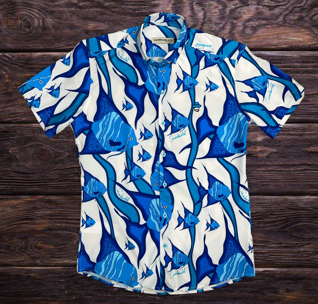Sambarlot Mosaic Fish Shirt