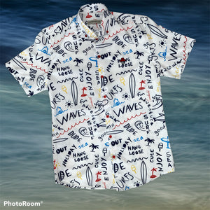 Sambarlot Beach Letter Shirt