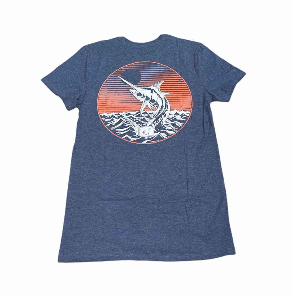Marlin Sunet Tee Navy Heather