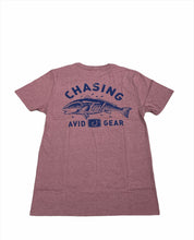 Load image into Gallery viewer, Chasing Tail Tee Maroon Heather
