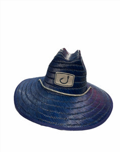 Hat Storm Straw Blue