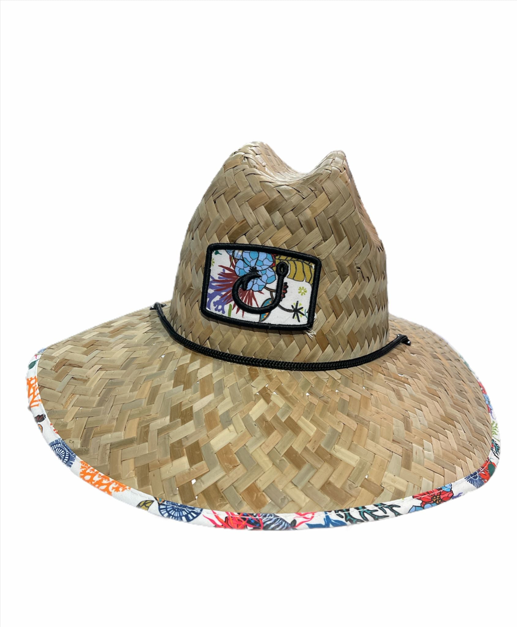Hat Sundaze Straw Fish Floral
