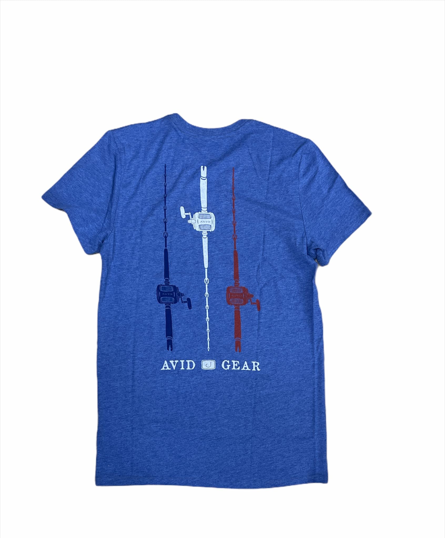 Fish Stick Tee Royal Heather