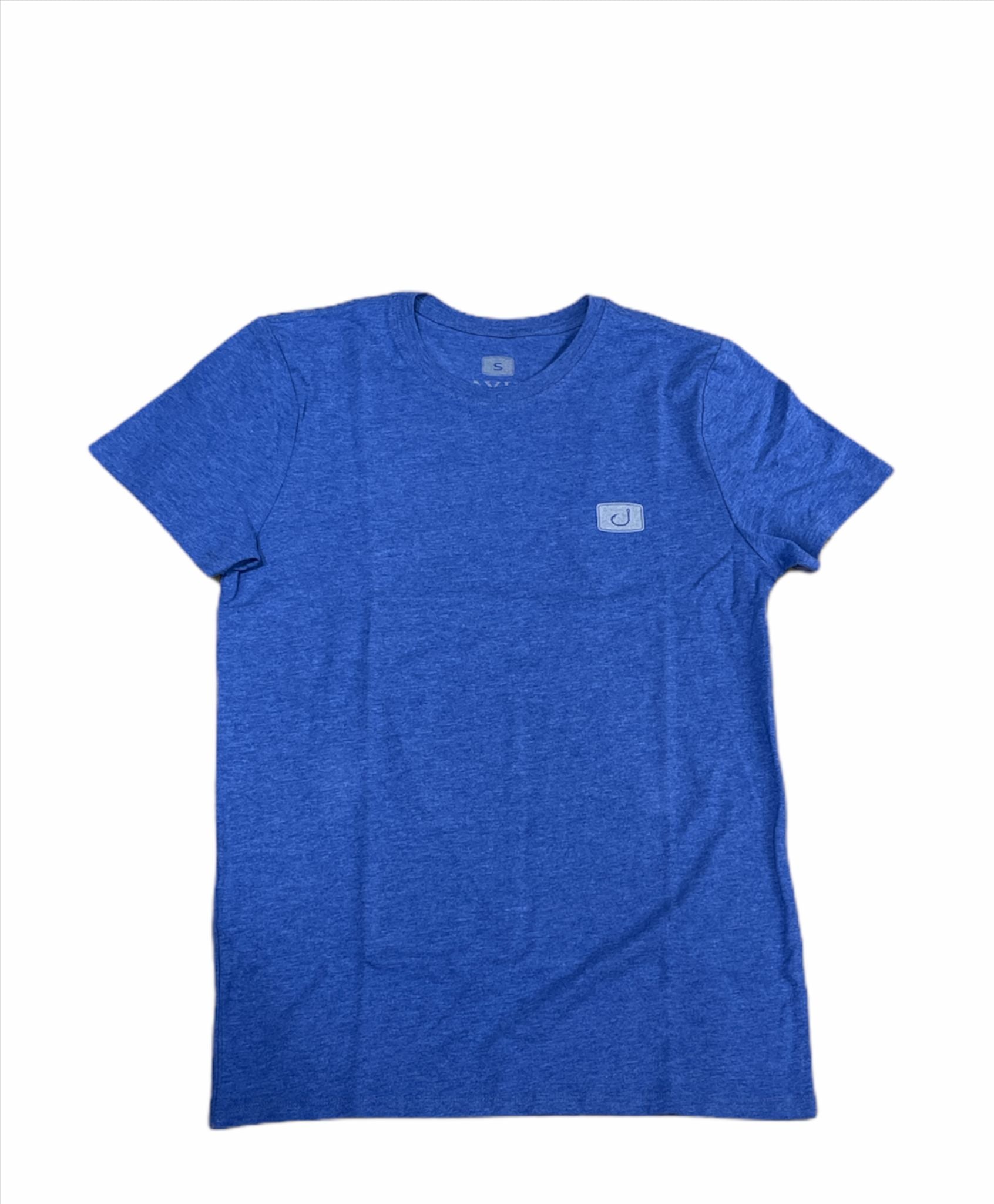 Fish Floral Tee Royal Heather