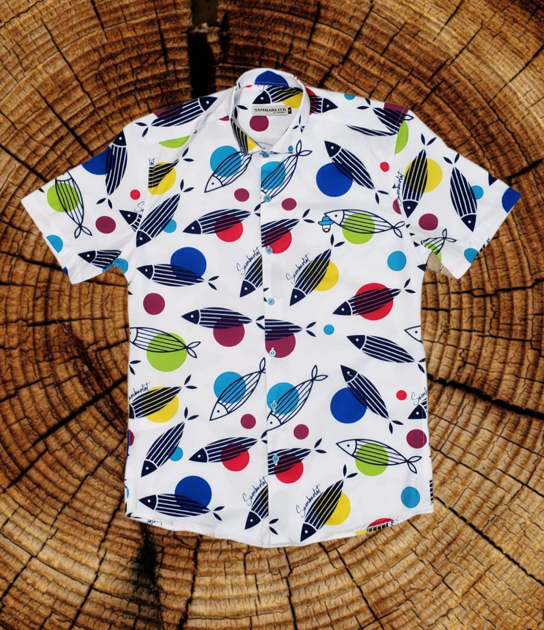 Sambarlot Mosaic Fish Shirt