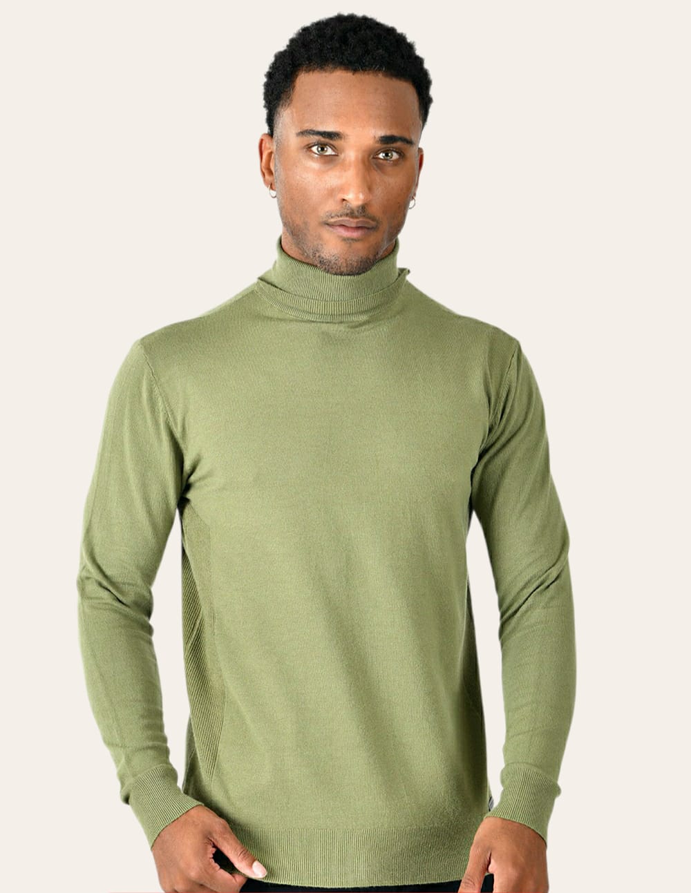 Sueter Clasico De Cuello Alto Olive