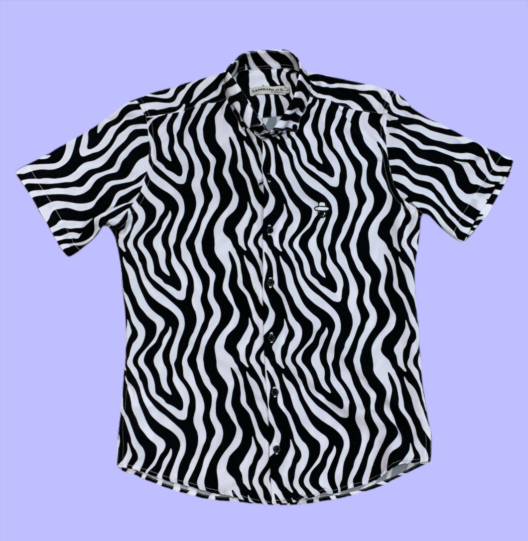Sambarlot Zebras Print Shirt