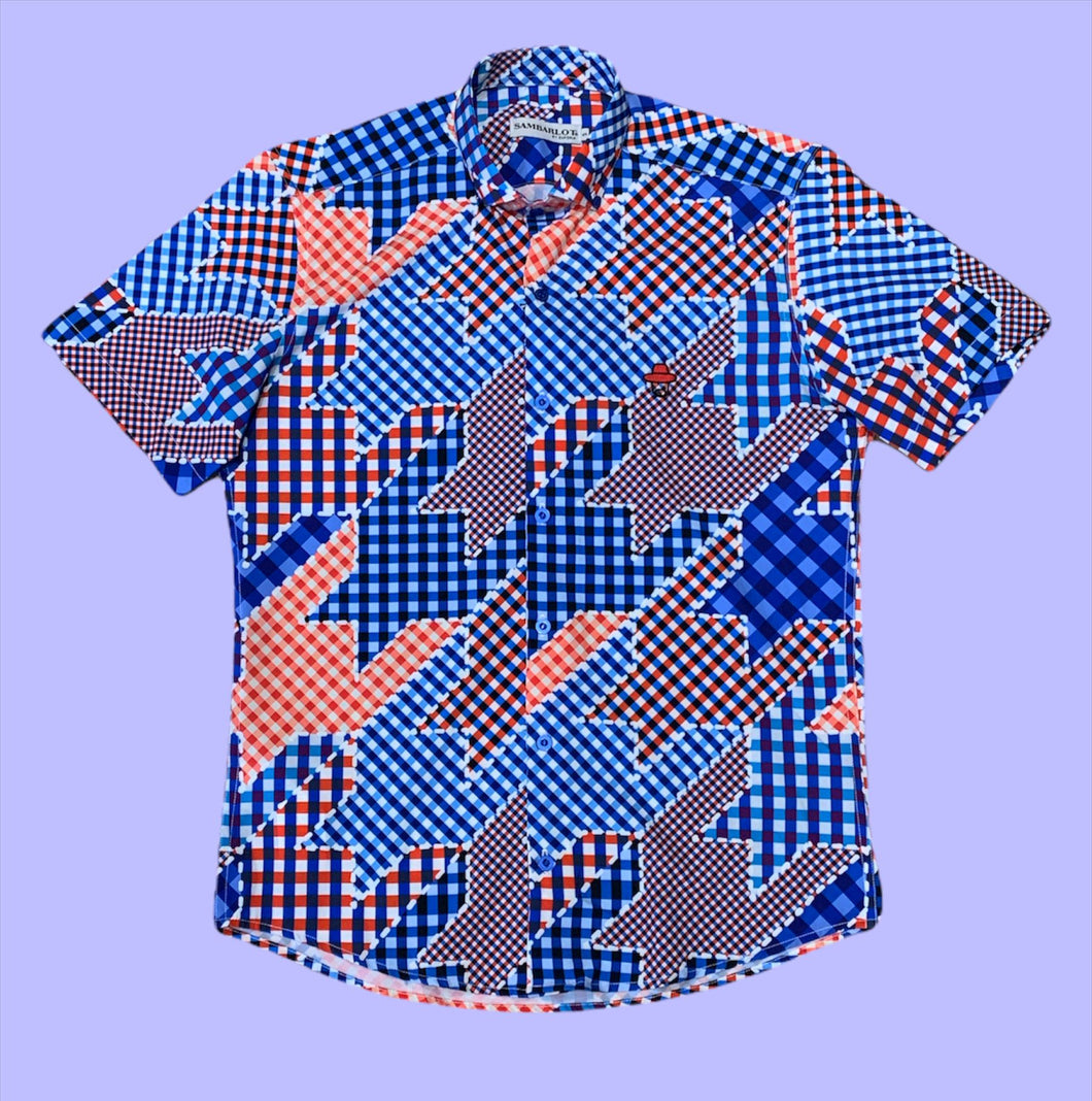 Sambarlot Checkered Redfish Shirt