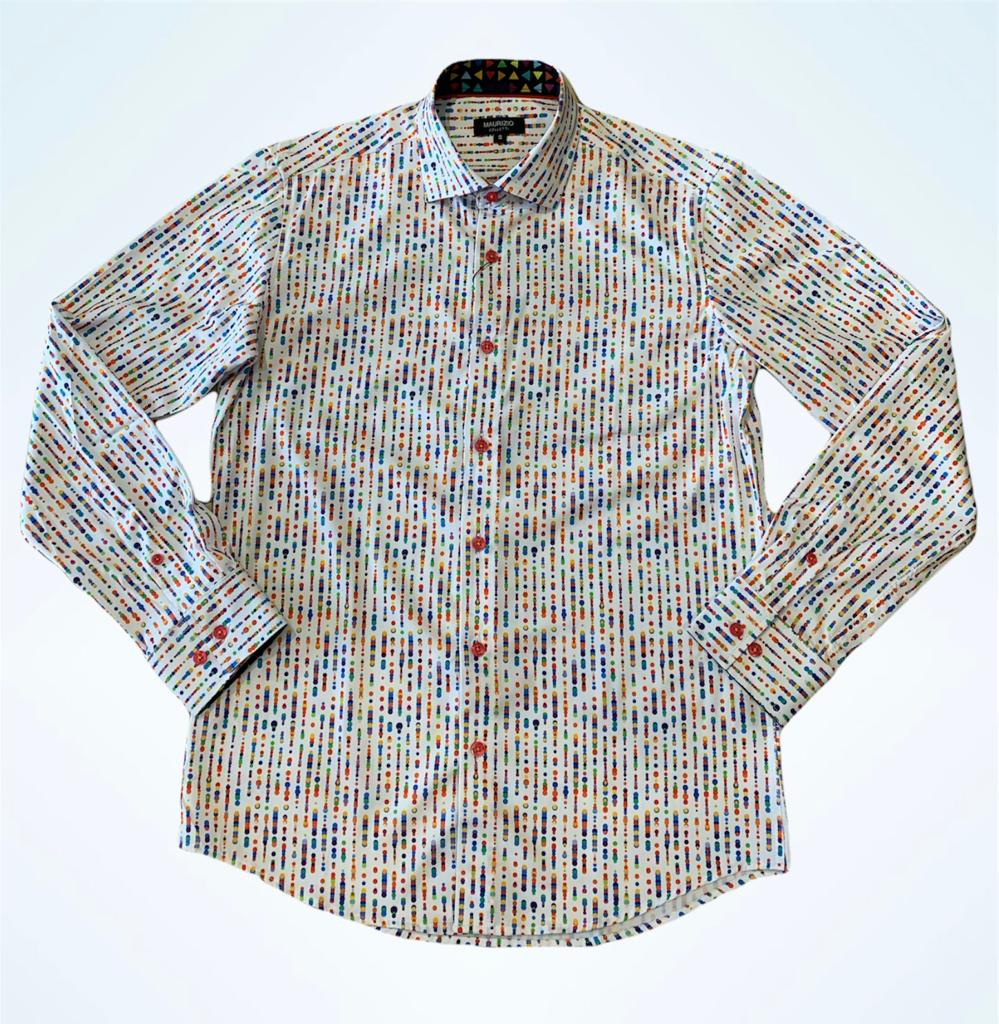 Long Sleeve Maurizio Celletti MCL-11 White\Multi
