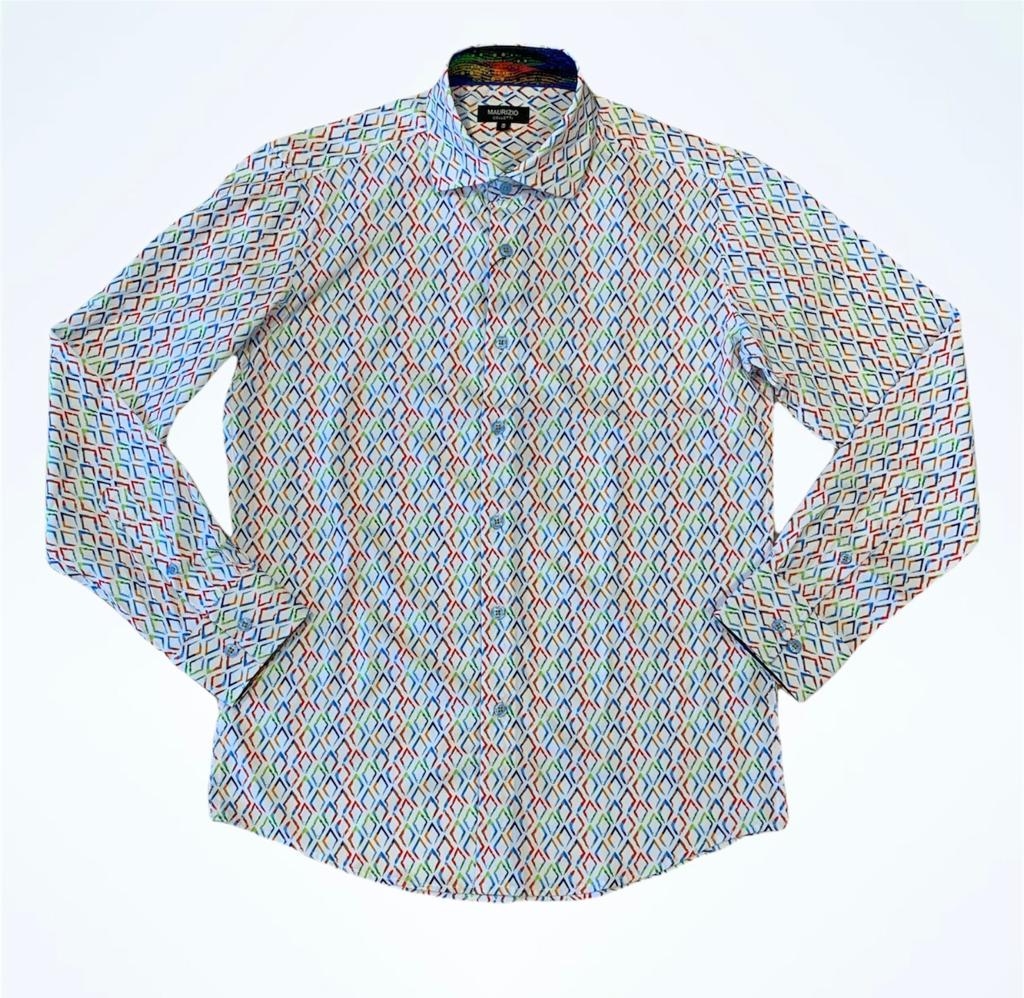 Long Sleeve Maurizio Celletti MCL-10 White \Multi