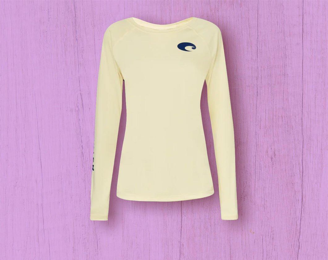 Costa Ladies Tech Array Pale Yellow