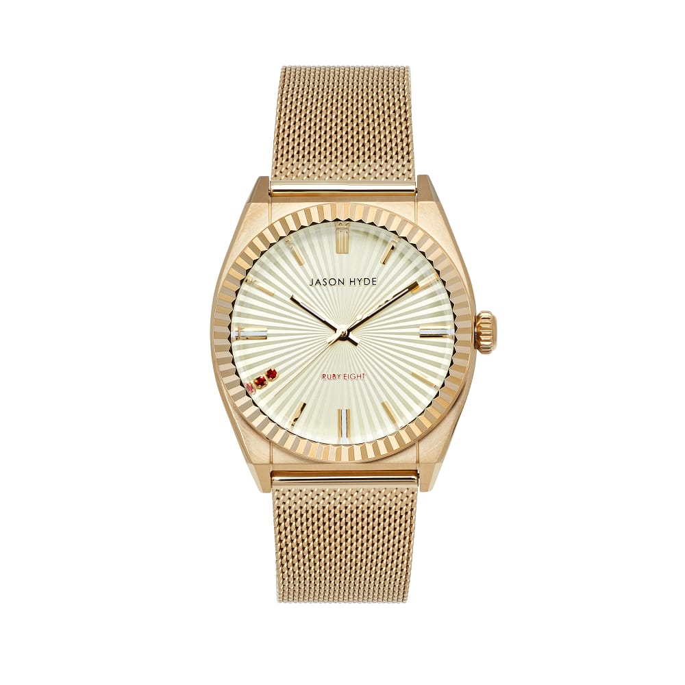Jason Hyde 20027 Mother of Pearl Ipy Stainless Steel Mesh