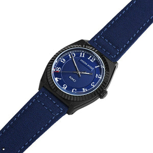 Jason Hyde 10035 Black Body \Blue Dial\Cordura Strap