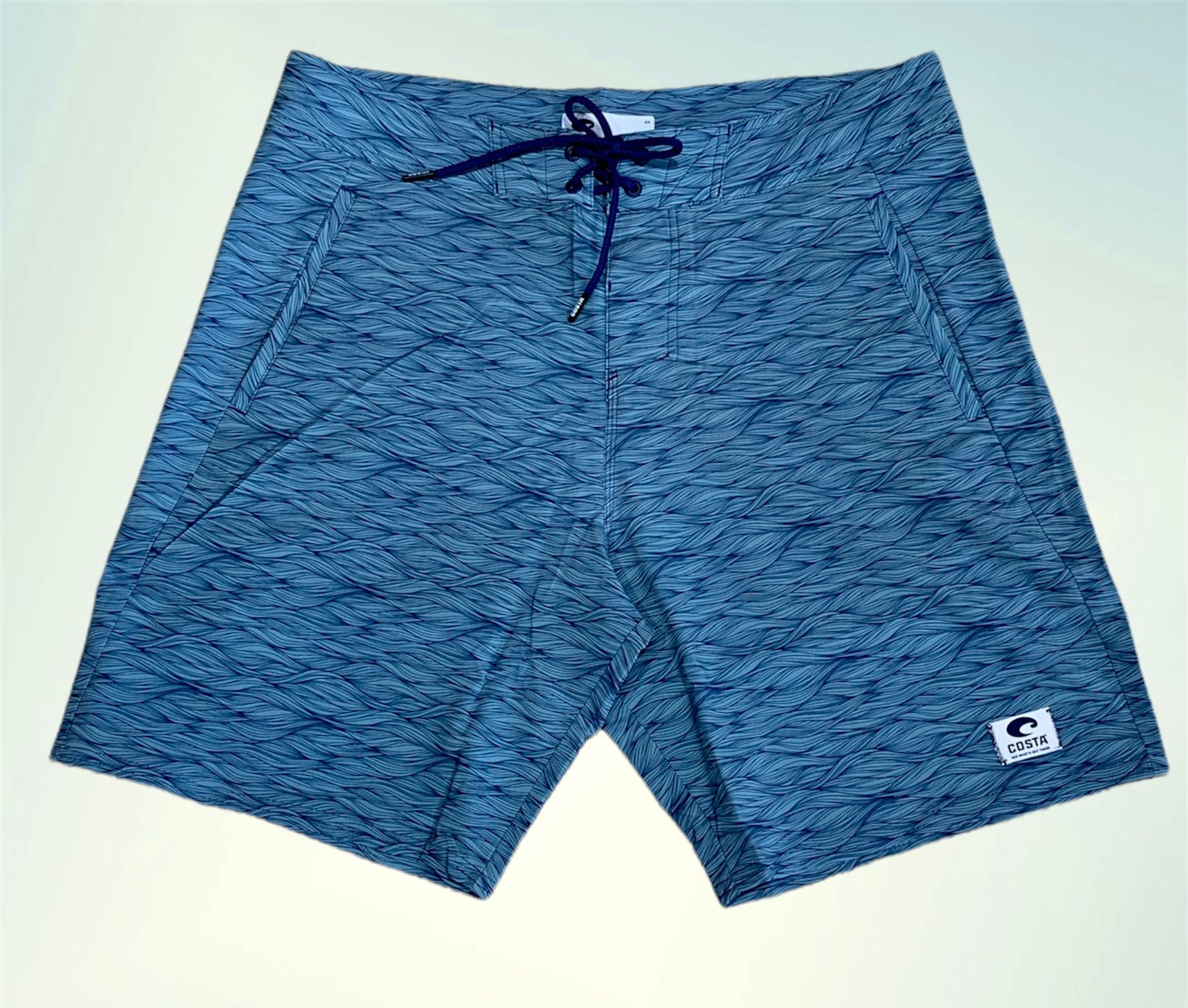 Tides Boardshort Printed Swells Deep Sea