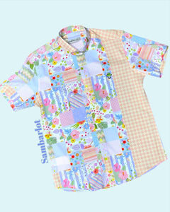 Sambarlot Password Shirt With Pastel Flowers