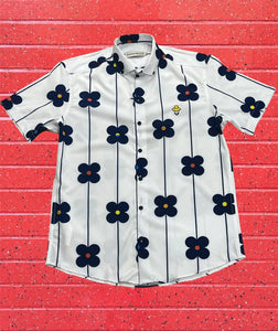 Sambarlot Lined Shirt And Blue Flower