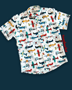 Sambarlot Colorful Airplane Shirts